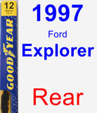 Rear Wiper Blade for 1997 Ford Explorer - Premium