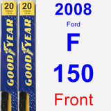 Front Wiper Blade Pack for 2008 Ford F-150 - Premium