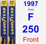 Front Wiper Blade Pack for 1997 Ford F-250 - Premium