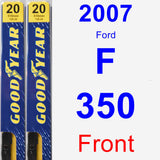 Front Wiper Blade Pack for 2007 Ford F-350 - Premium