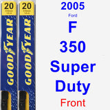 Front Wiper Blade Pack for 2005 Ford F-350 Super Duty - Premium