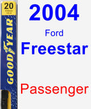 Passenger Wiper Blade for 2004 Ford Freestar - Premium