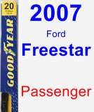 Passenger Wiper Blade for 2007 Ford Freestar - Premium