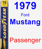 Passenger Wiper Blade for 1979 Ford Mustang - Premium