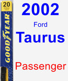 Passenger Wiper Blade for 2002 Ford Taurus - Premium