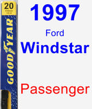 Passenger Wiper Blade for 1997 Ford Windstar - Premium