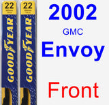 Front Wiper Blade Pack for 2002 GMC Envoy - Premium