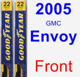 Front Wiper Blade Pack for 2005 GMC Envoy - Premium