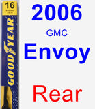 Rear Wiper Blade for 2006 GMC Envoy - Premium