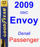 Passenger Wiper Blade for 2009 GMC Envoy - Premium