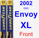 Front Wiper Blade Pack for 2002 GMC Envoy XL - Premium