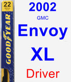 Driver Wiper Blade for 2002 GMC Envoy XL - Premium