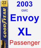 Passenger Wiper Blade for 2003 GMC Envoy XL - Premium