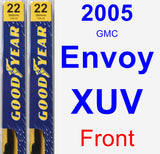 Front Wiper Blade Pack for 2005 GMC Envoy XUV - Premium