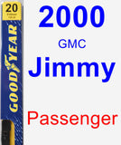 Passenger Wiper Blade for 2000 GMC Jimmy - Premium