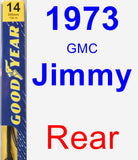 Rear Wiper Blade for 1973 GMC Jimmy - Premium