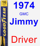 Driver Wiper Blade for 1974 GMC Jimmy - Premium