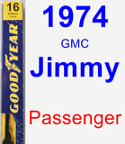 Passenger Wiper Blade for 1974 GMC Jimmy - Premium