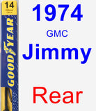 Rear Wiper Blade for 1974 GMC Jimmy - Premium