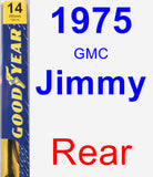 Rear Wiper Blade for 1975 GMC Jimmy - Premium