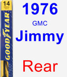 Rear Wiper Blade for 1976 GMC Jimmy - Premium