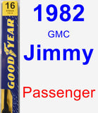 Passenger Wiper Blade for 1982 GMC Jimmy - Premium