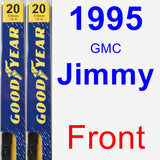 Front Wiper Blade Pack for 1995 GMC Jimmy - Premium