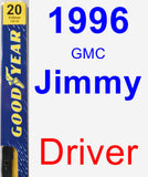 Driver Wiper Blade for 1996 GMC Jimmy - Premium