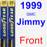 Front Wiper Blade Pack for 1999 GMC Jimmy - Premium