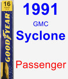 Passenger Wiper Blade for 1991 GMC Syclone - Premium