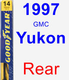 Rear Wiper Blade for 1997 GMC Yukon - Premium