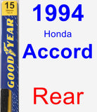 Rear Wiper Blade for 1994 Honda Accord - Premium