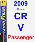 Passenger Wiper Blade for 2009 Honda CR-V - Premium