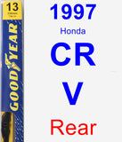 Rear Wiper Blade for 1997 Honda CR-V - Premium