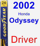 Driver Wiper Blade for 2002 Honda Odyssey - Premium