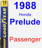 Passenger Wiper Blade for 1988 Honda Prelude - Premium