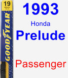 Passenger Wiper Blade for 1993 Honda Prelude - Premium