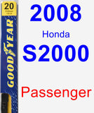 Passenger Wiper Blade for 2008 Honda S2000 - Premium