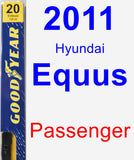 Passenger Wiper Blade for 2011 Hyundai Equus - Premium