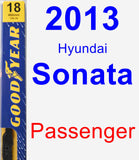 Passenger Wiper Blade for 2013 Hyundai Sonata - Premium