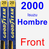 Front Wiper Blade Pack for 2000 Isuzu Hombre - Premium