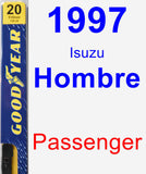 Passenger Wiper Blade for 1997 Isuzu Hombre - Premium