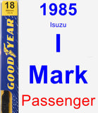 Passenger Wiper Blade for 1985 Isuzu I-Mark - Premium