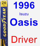 Driver Wiper Blade for 1996 Isuzu Oasis - Premium