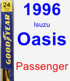 Passenger Wiper Blade for 1996 Isuzu Oasis - Premium