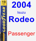 Passenger Wiper Blade for 2004 Isuzu Rodeo - Premium