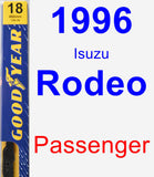 Passenger Wiper Blade for 1996 Isuzu Rodeo - Premium