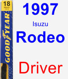 Driver Wiper Blade for 1997 Isuzu Rodeo - Premium