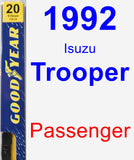 Passenger Wiper Blade for 1992 Isuzu Trooper - Premium