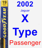 Passenger Wiper Blade for 2002 Jaguar X-Type - Premium